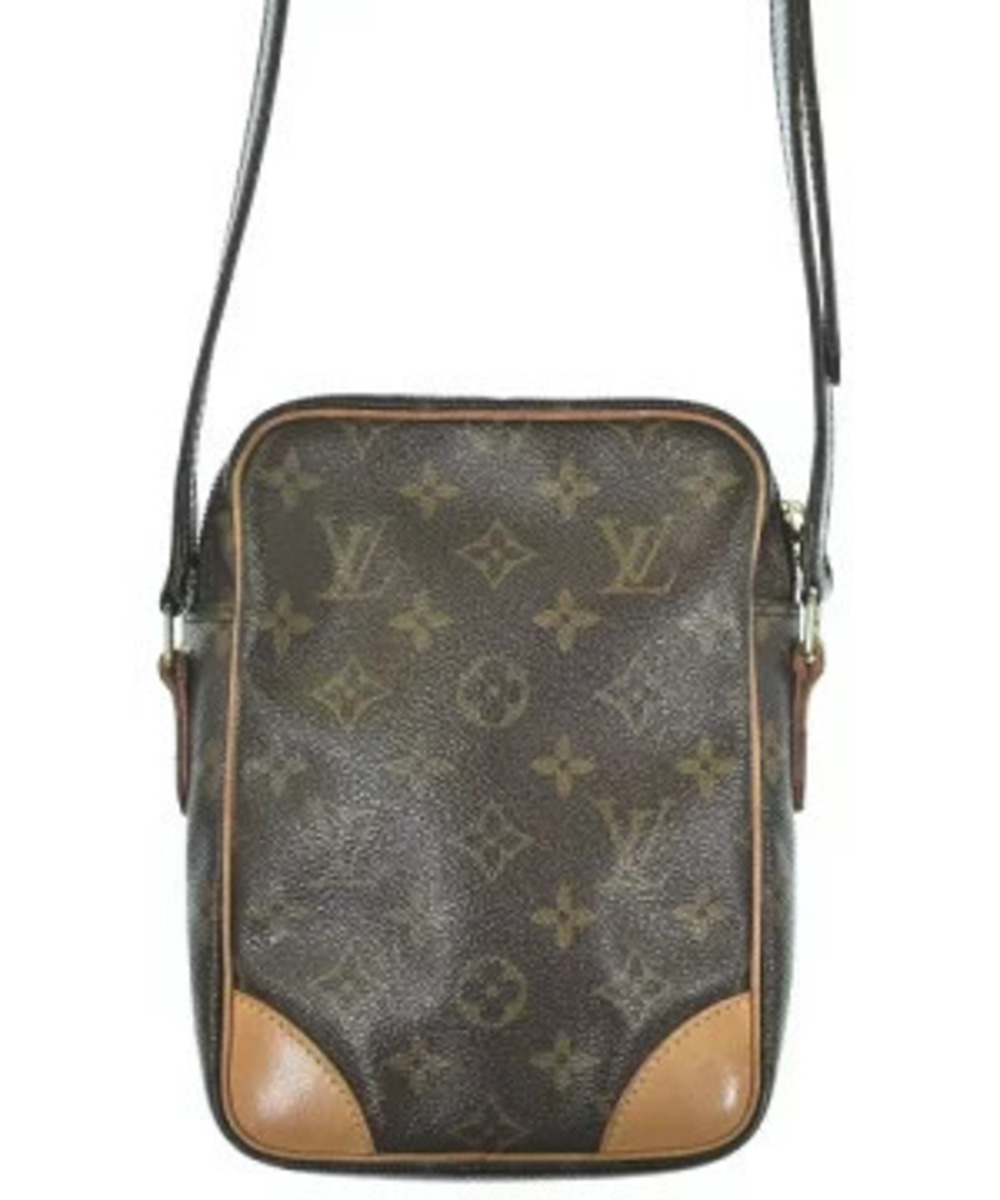 Louis Vuitton Beige over Shoulder Brown Bag pattern All Tan Brown